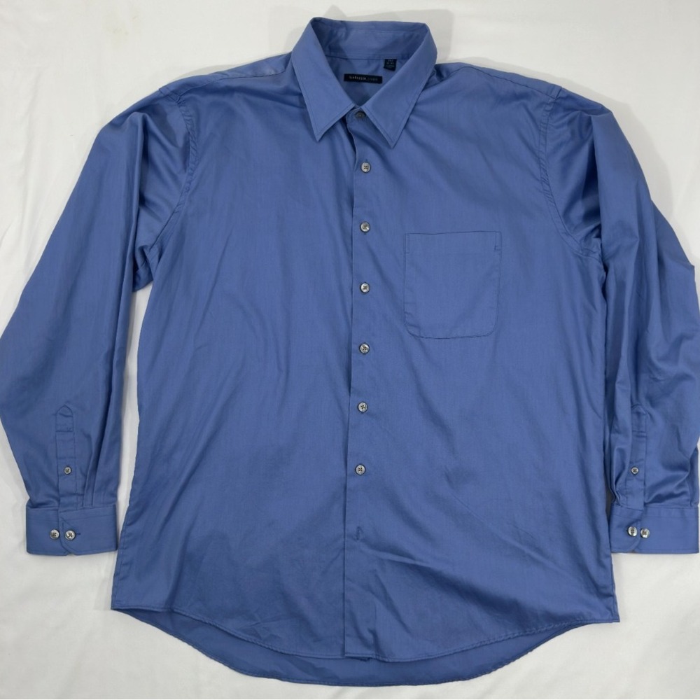 Van Heusen Studio Men's Size 2XLT 18-18 1/2 Long Sleeve Button Down Dress Shirt